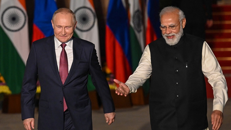 Lãnh đạo Nga và Ấn Độ thảo luận nhiều vấn đề về hợp tác song phương
