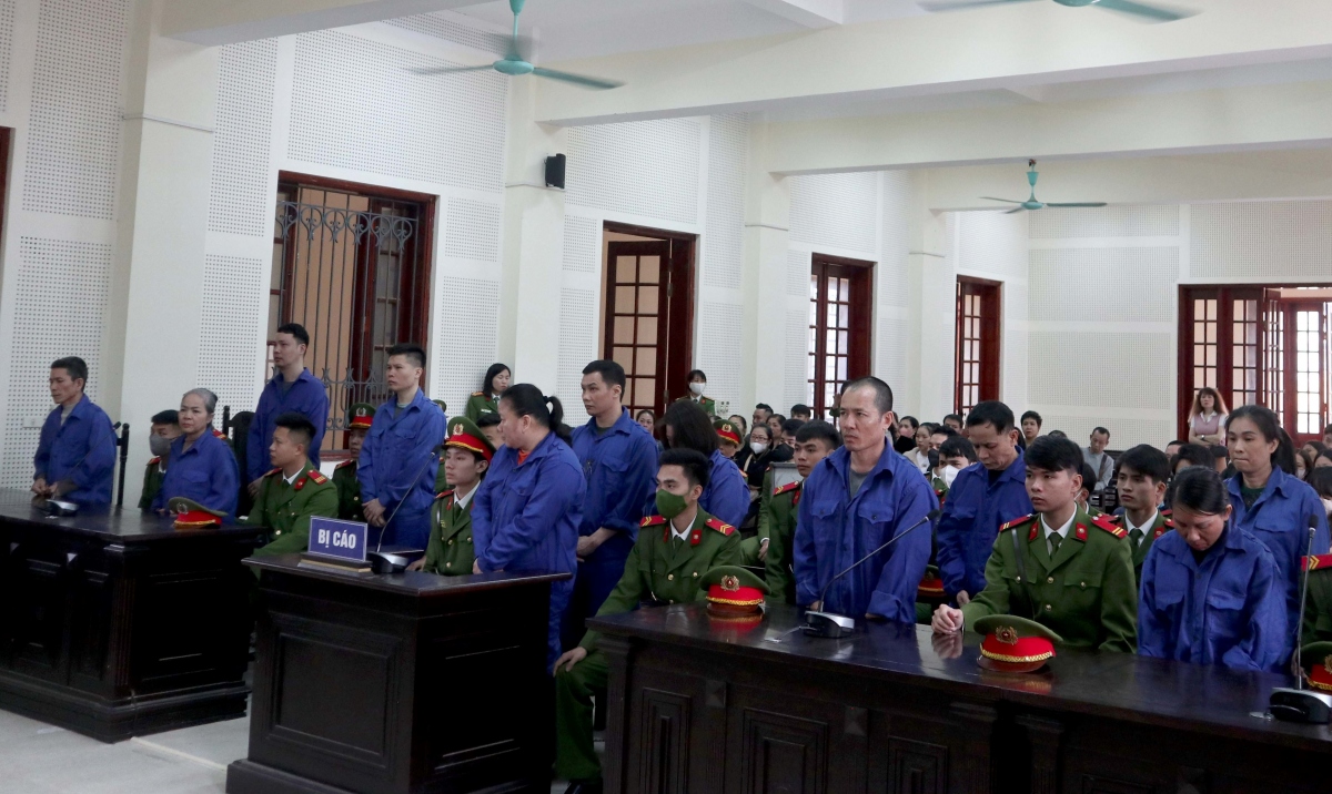 9 án tử hình trong vụ mua bán hơn 105kg ma túy ở Nghệ An