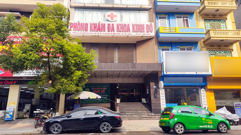 Phòng khám Đa khoa Kinh Đô ở Bắc Giang bị tước giấy phép hoạt động 2 tháng