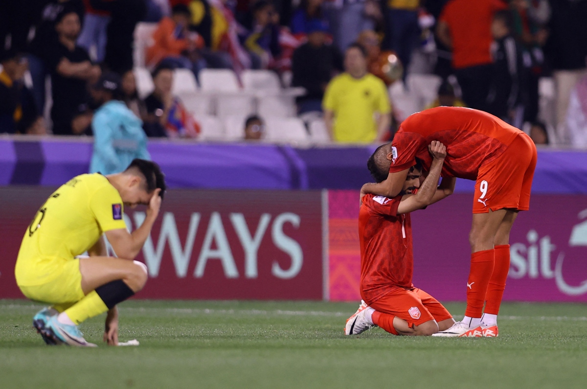 Kết quả Asian Cup 2023: Malaysia thua đau Bahrain ở phút bù giờ