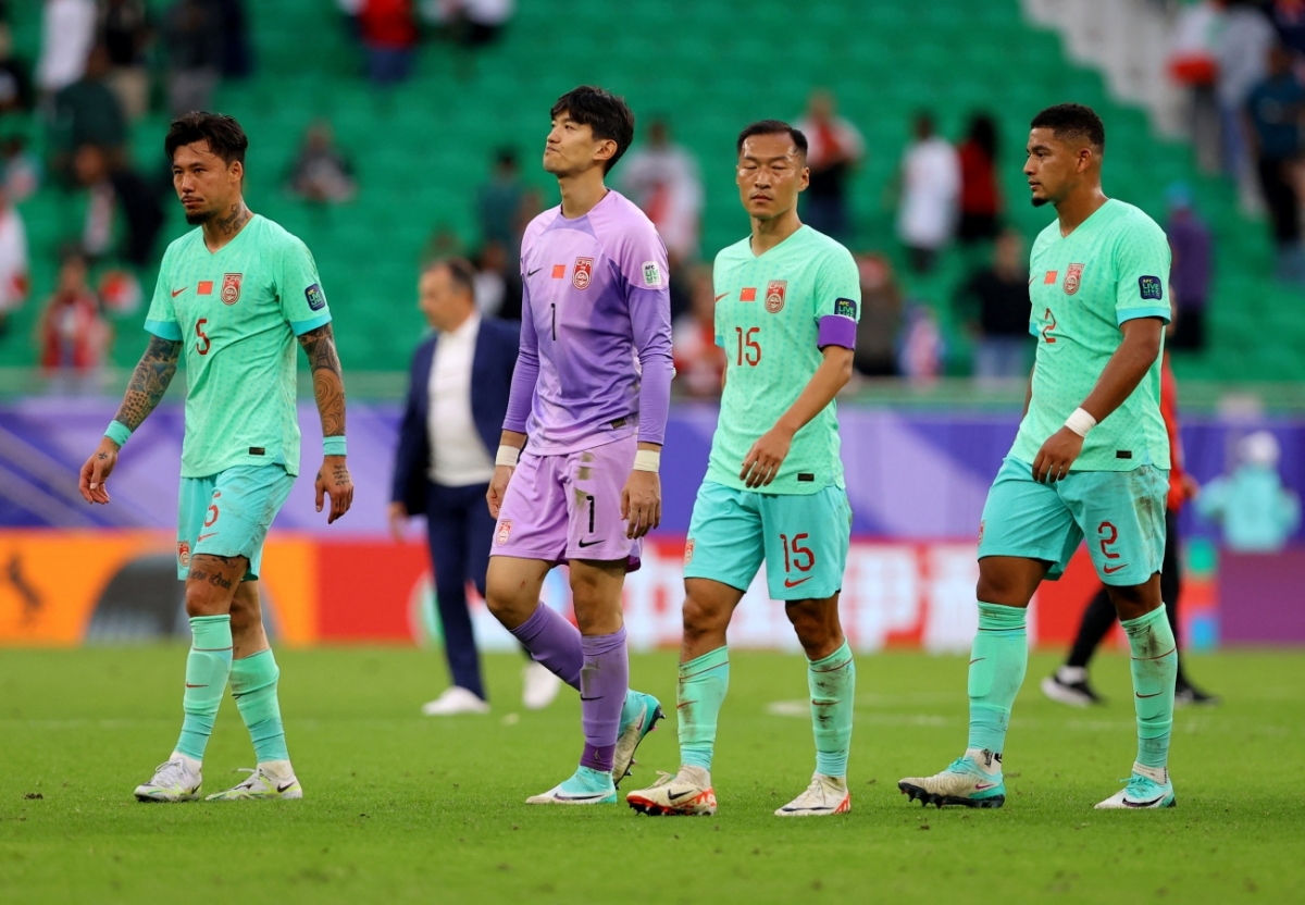 ĐT Trung Quốc đứng trước nguy cơ bị loại khỏi Asian Cup 2023