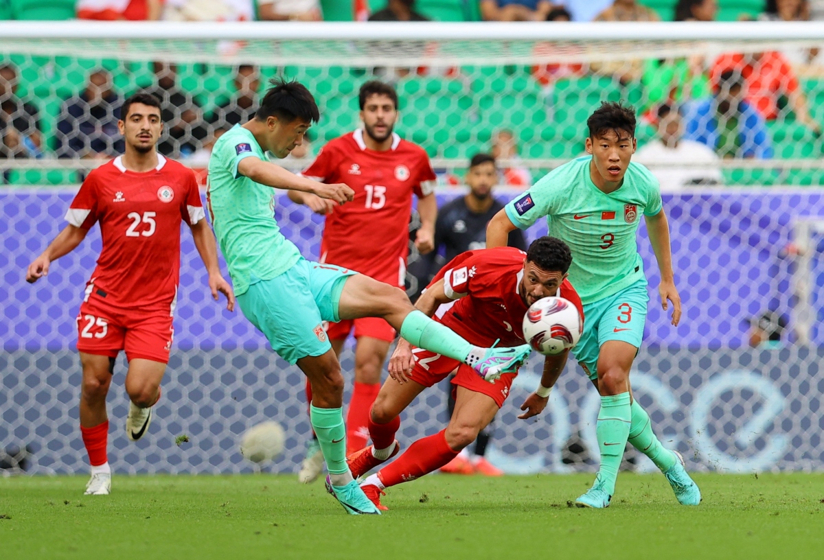 Kết quả Asian Cup 2023: ĐT Trung Quốc hoà "hú vía" trước ĐT Lebanon