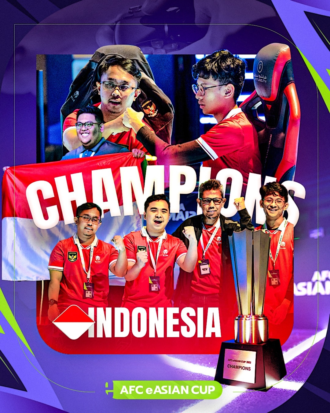Indonesia đánh bại Thái Lan và Nhật Bản để vô địch châu Á