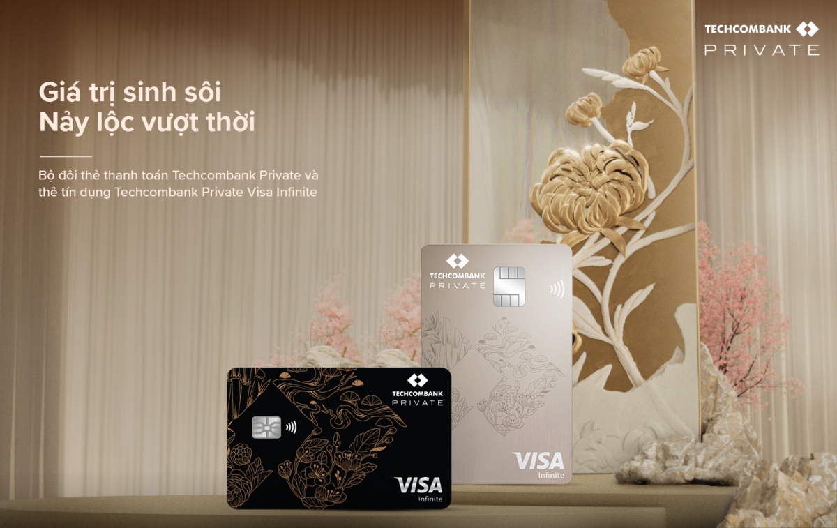 Techcombank ra mắt đặc quyền Techcombank Private: Thẻ thanh toán và thẻ tín dụng
