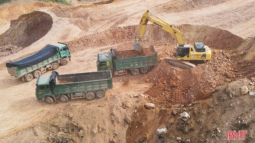 Đề xuất bổ sung mỏ đất phục vụ Dự án cao tốc Bắc-Nam qua Hà Tĩnh