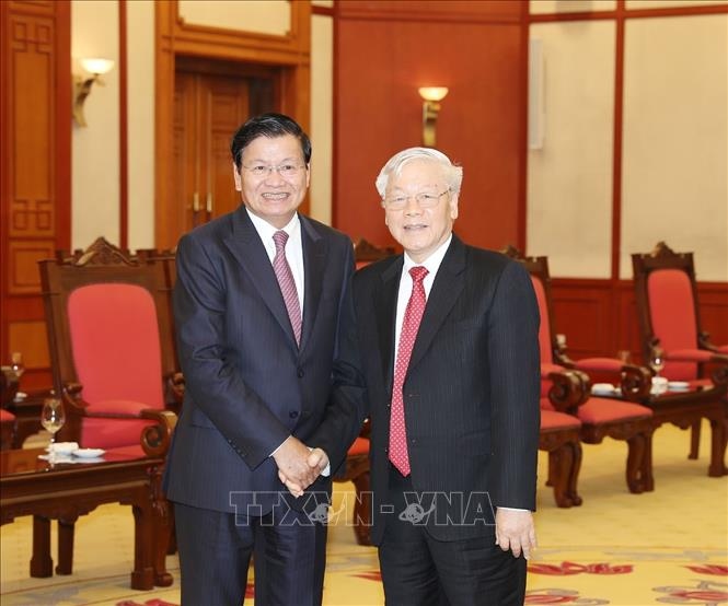 Tổng Bí thư: Vun đắp và tăng cường quan hệ đoàn kết đặc biệt Việt Nam - Lào