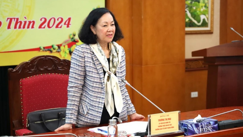 Thường trực Ban Bí thư Trương Thị Mai làm việc với Ban Kinh tế Trung ương