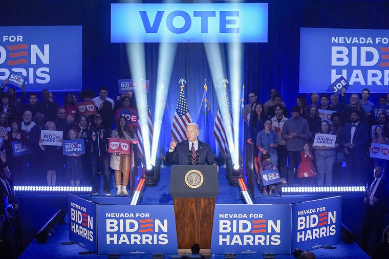 Tổng thống Joe Biden tiếp tục chiến thắng trong cuộc bầu cử sơ bộ ở Nevada