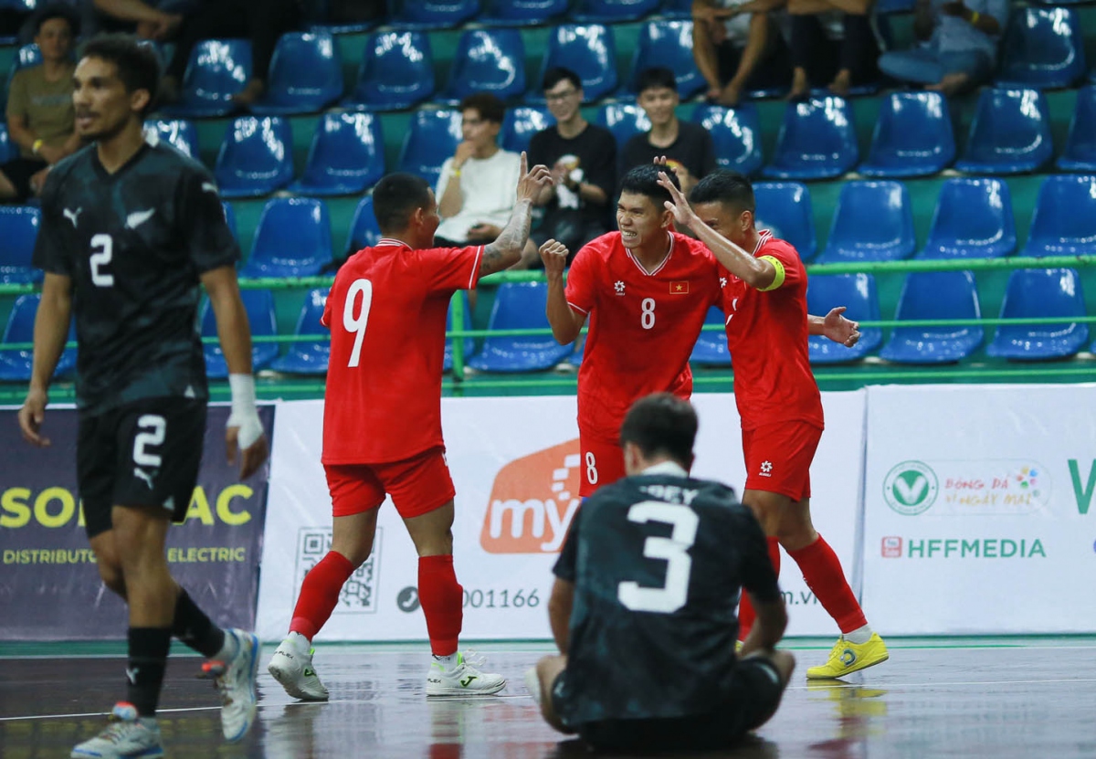ĐT Futsal Việt Nam đánh rơi chiến thắng trước New Zealand
