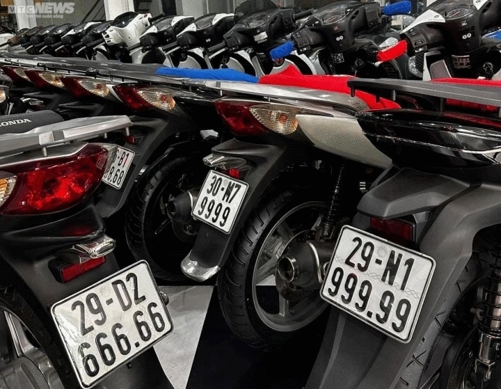 Bộ Công an đề xuất đấu giá biển số xe máy khởi điểm 5 triệu đồng