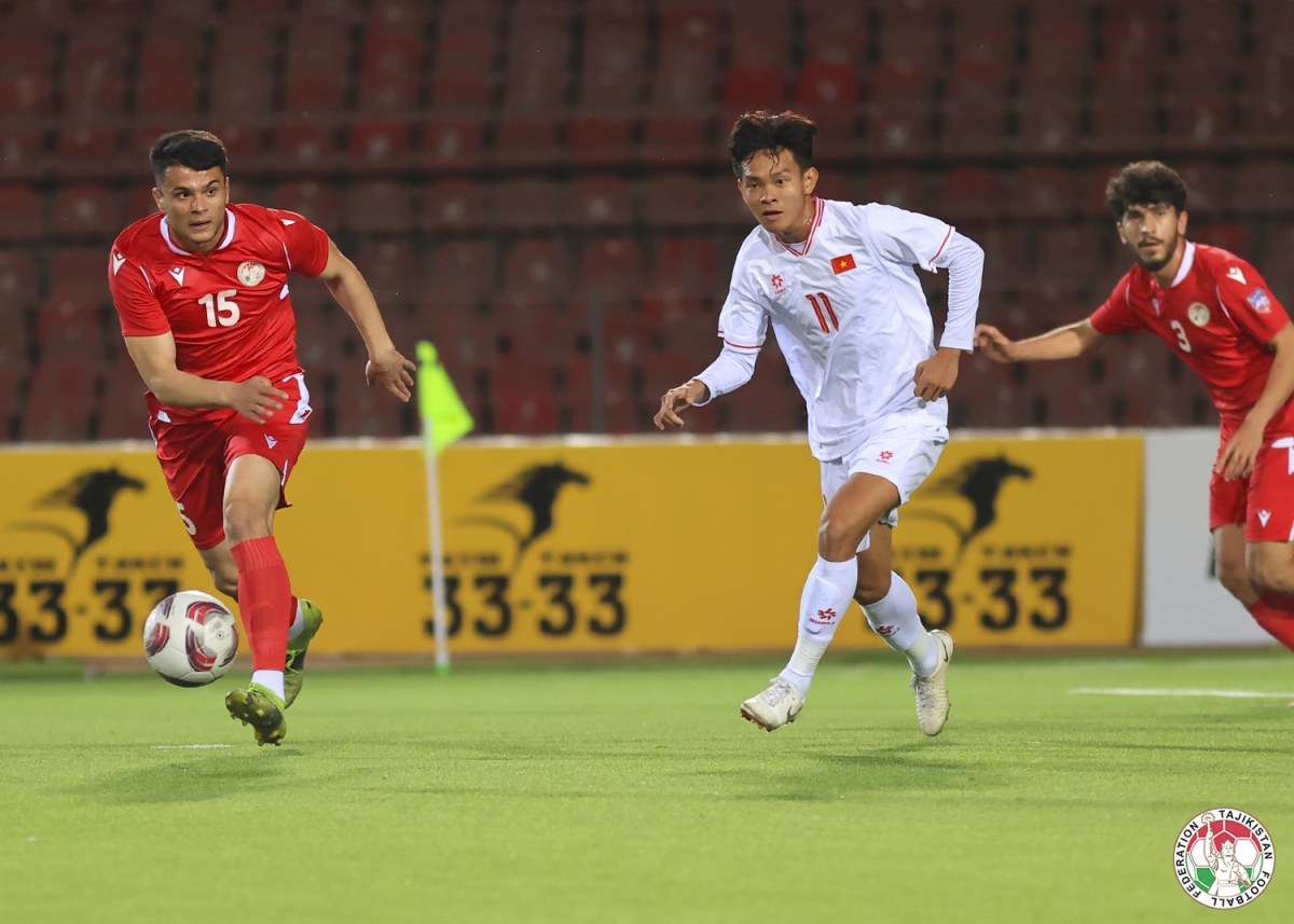 Bỏ lỡ nhiều cơ hội, U23 Việt Nam bị U23 Tajikistan cầm hòa
