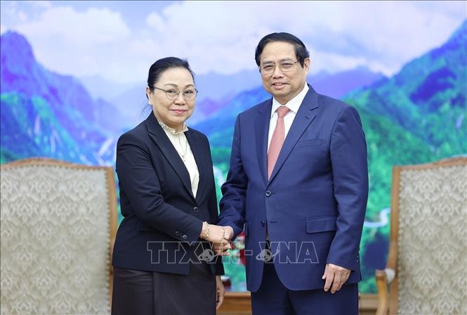 Thủ tướng tiếp Đại sứ Lào Khamphao Ernthavanh