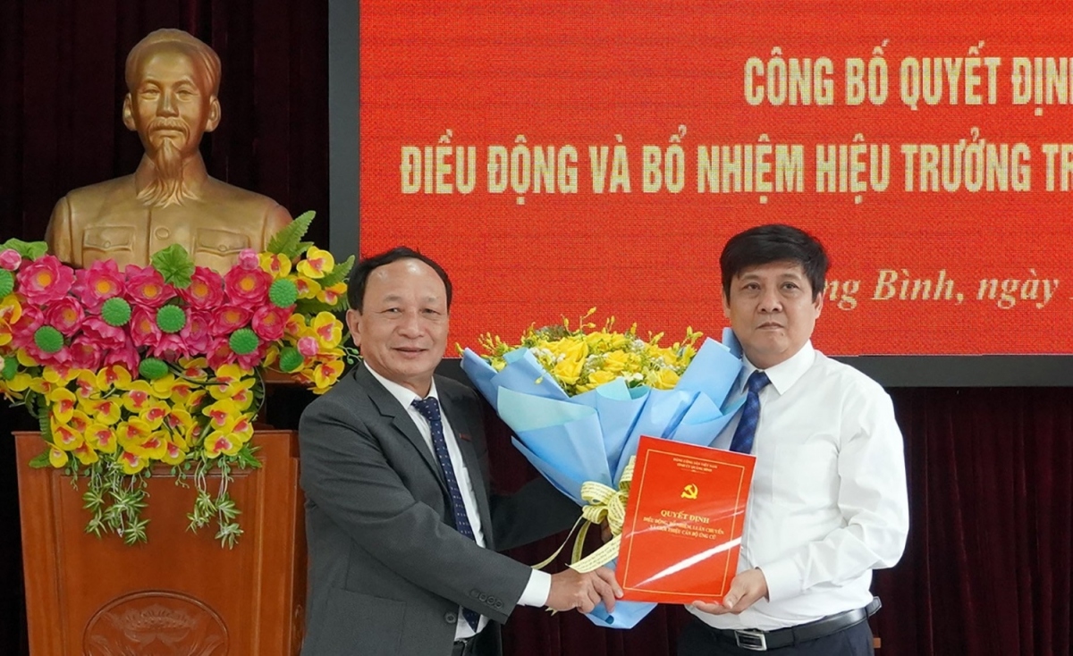 Bí thư Huyện ủy Bố Trạch làm Hiệu trưởng Trường Chính trị tỉnh Quảng Bình