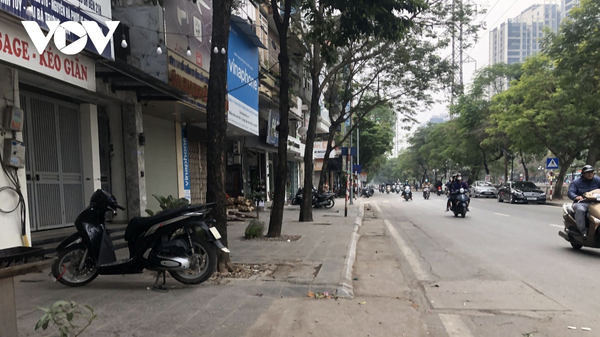 Hà Nội bố trí phân luồng giao thông trên phố Kim Ngưu