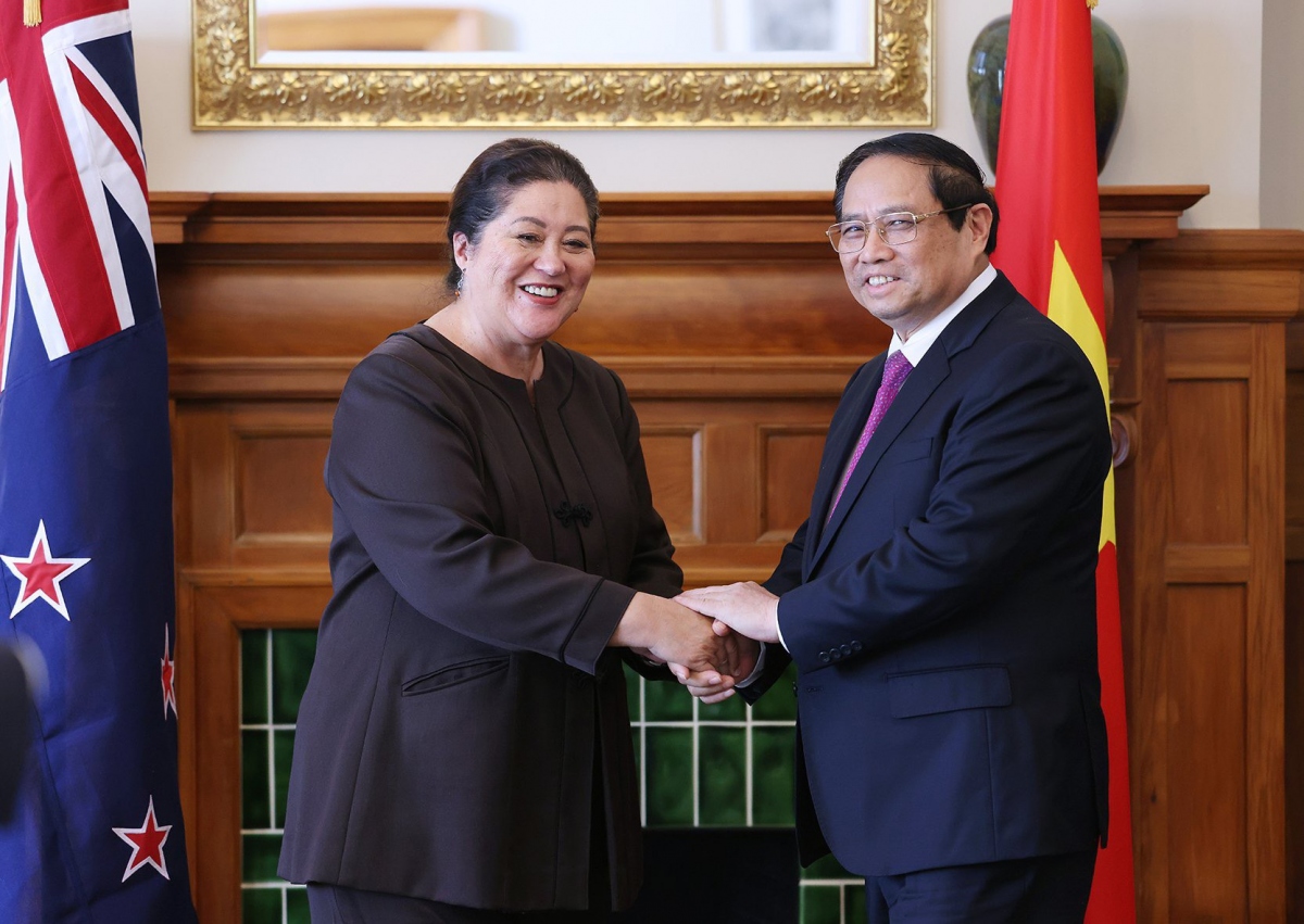 Thủ tướng Phạm Minh Chính hội kiến Toàn quyền New Zealand Cindy Kiro