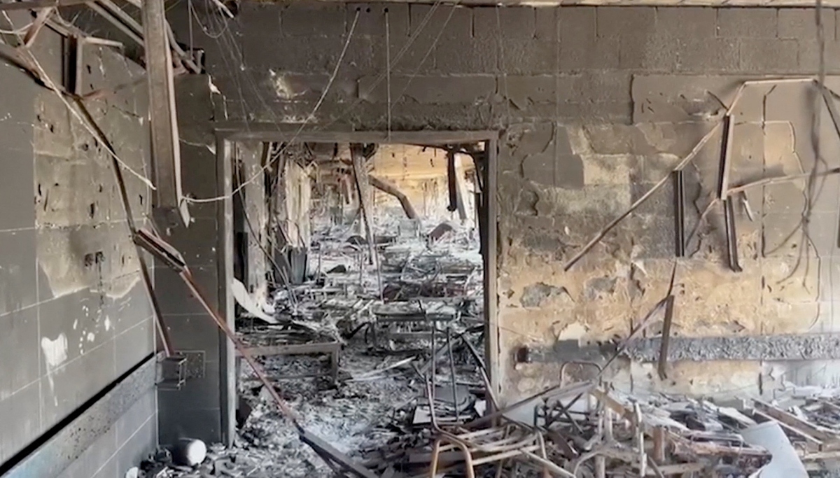 Bệnh viện lớn nhất Gaza bị phá hủy