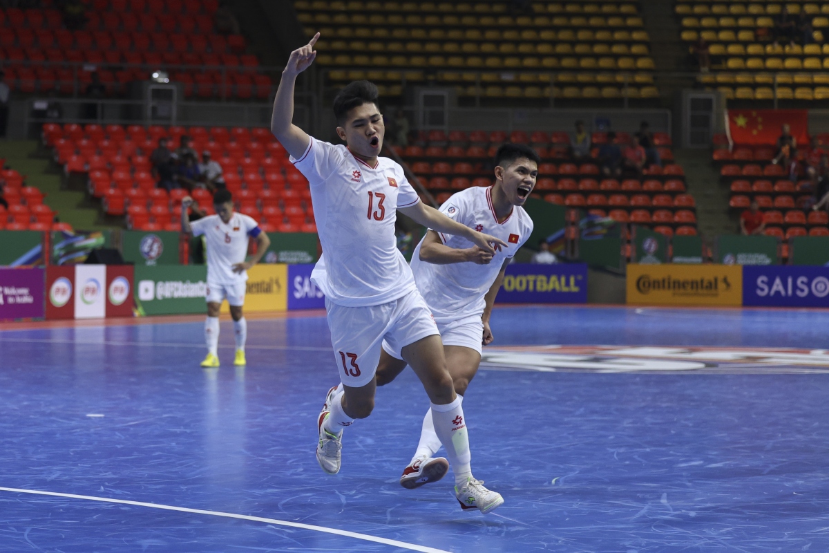 ĐT Futsal Việt Nam thắng nhọc ĐT Futsal Trung Quốc