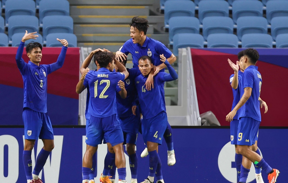 Bảng xếp hạng U23 châu Á 2024 mới nhất: U23 Thái Lan sánh vai cùng ĐKVĐ