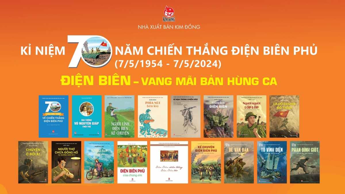 Giới thiệu 17 ấn phẩm đặc biệt ra mắt nhân kỷ niệm 70 năm Chiến thắng Điện Biên Phủ