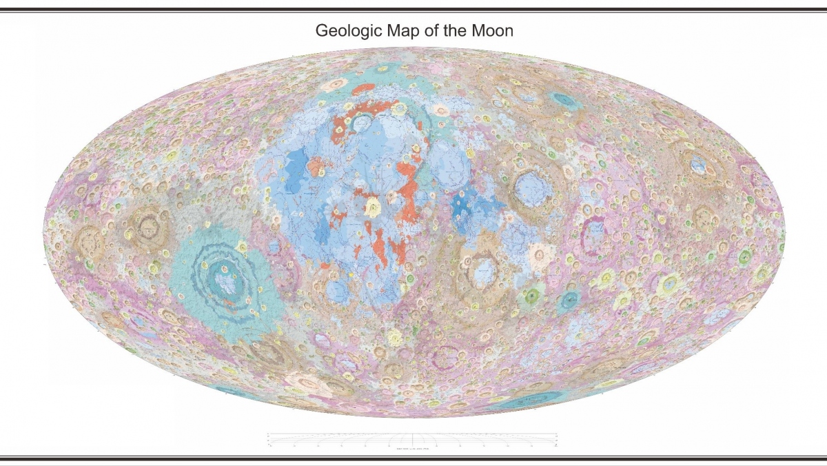 Trung Quốc công bố bản đồ địa chất Mặt Trăng thu từ chương trình Hằng Nga