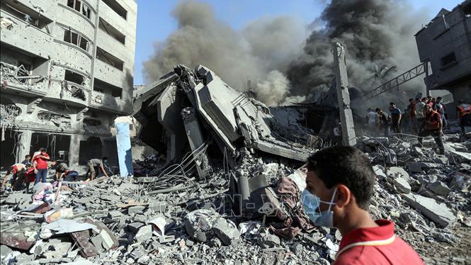 Ai Cập và Pháp kêu gọi hạ nhiệt căng thẳng, thực thi lệnh ngừng bắn tại Gaza