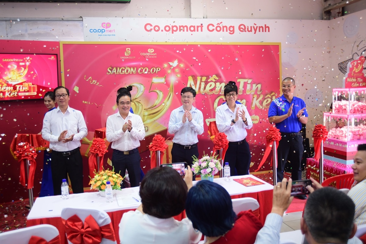 Khởi động chuỗi chương trình sinh nhật “ 35 năm Saigon Co.op – Niềm tin gắn kết”