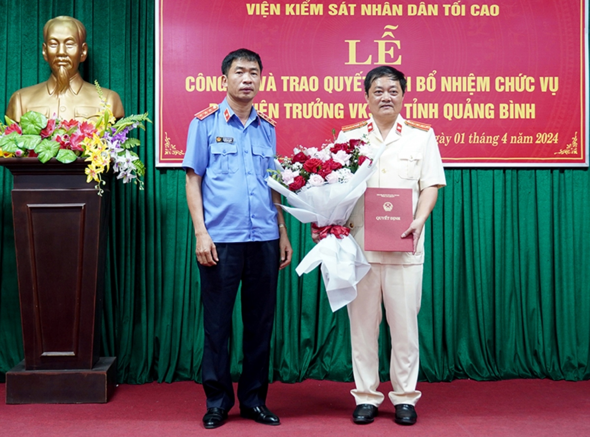 Ông Trần Quốc Vinh làm Phó Viện trưởng Viện KSND tỉnh Quảng Bình