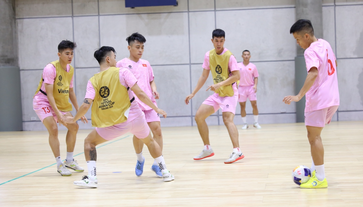 ĐT Futsal Việt Nam luyện bài tấn công đặc biệt, quyết thắng ĐT Futsal Trung Quốc