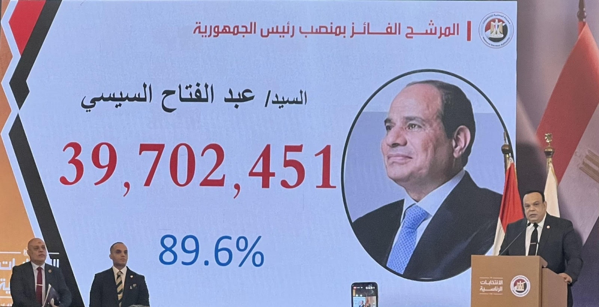 Tổng thống Ai Cập nhậm chức nhiệm kỳ 3