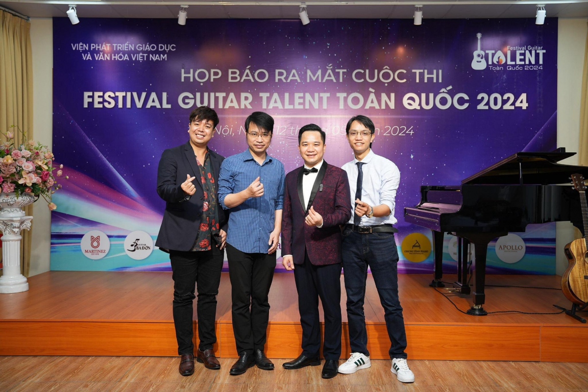 Tìm kiếm tài năng trẻ “Festival Guitar Talent toàn quốc 2024”
