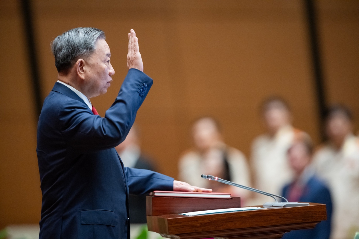 Toàn cảnh Lễ tuyên thệ và phát biểu nhậm chức của Chủ tịch nước Tô Lâm