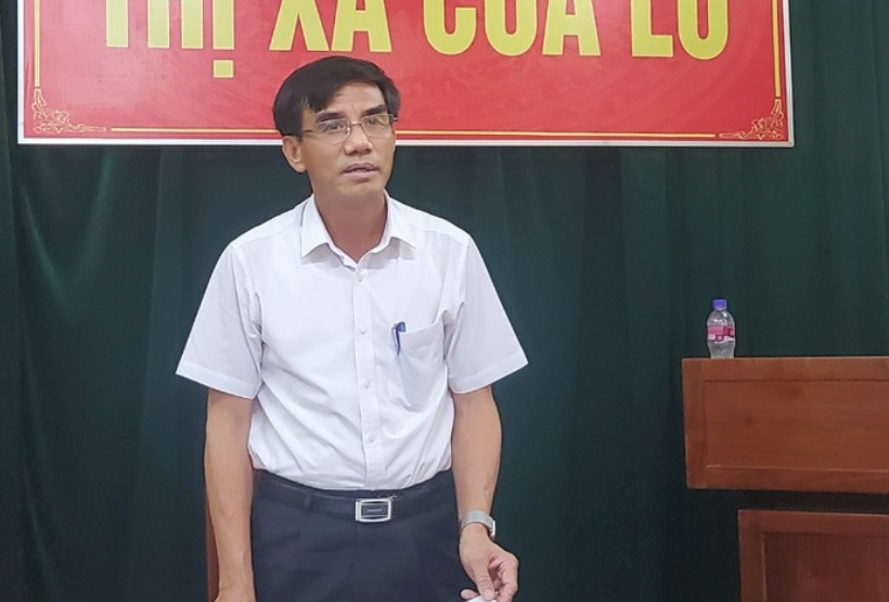 Khởi tố Chủ tịch UBND thị xã Cửa Lò, Nghệ An