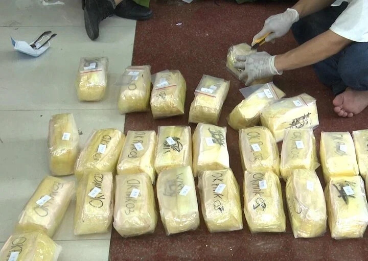 8 người vận chuyển gần 200 kg ma túy từ Lào về Việt Nam