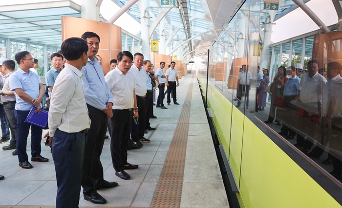 Tuyến Metro Nhổn-Ga Hà Nội dự kiến khai thác thương mại vào tháng 7/2024