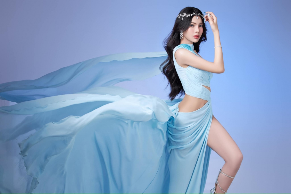 Tường San "đẹp tựa nữ thần" trong bộ ảnh dự thi Hoa hậu chuyển giới quốc tế