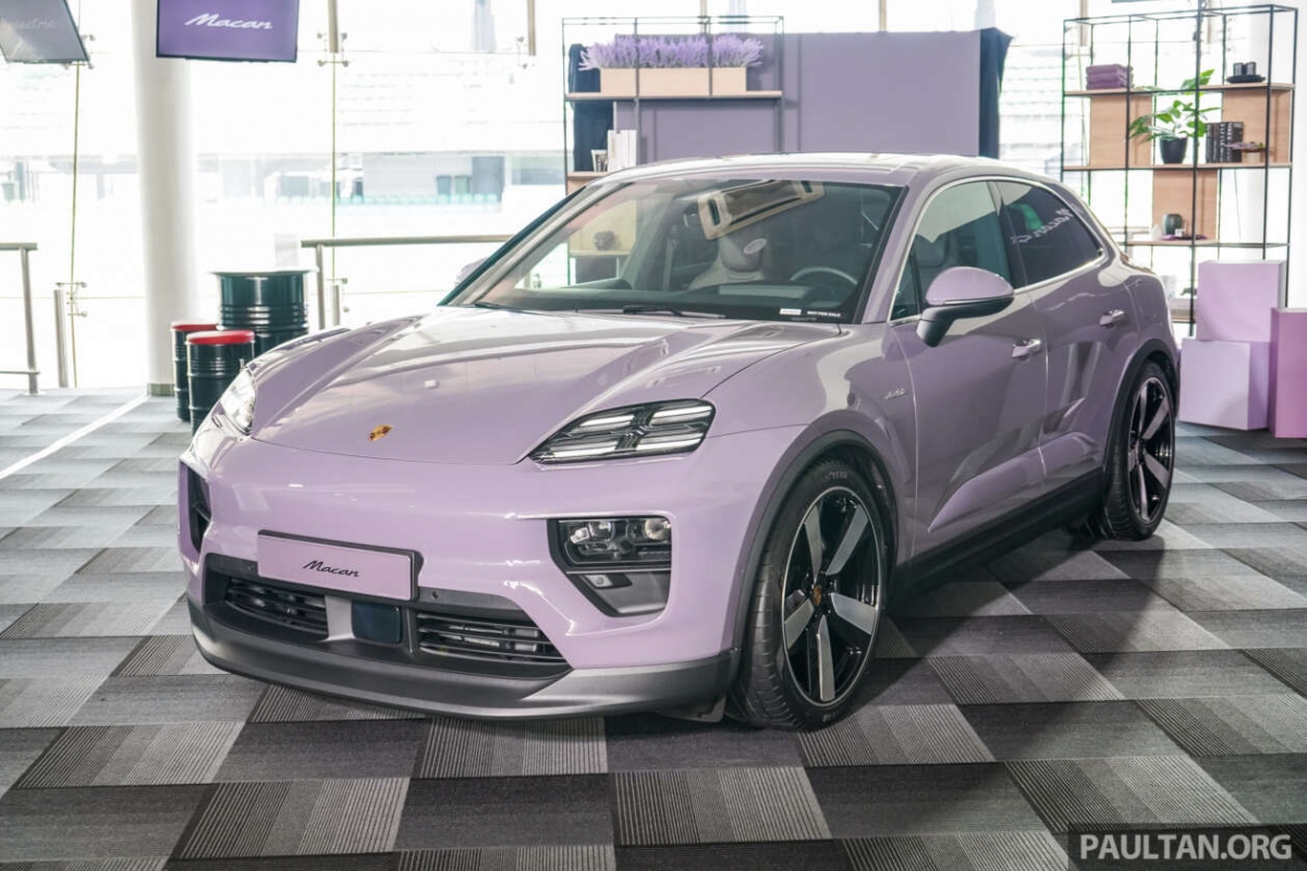 Nhá hàng Porsche Macan EV 2024
