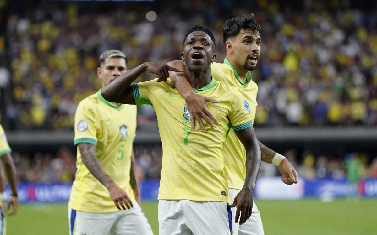 Kết quả Copa America: Vinicius toả sáng, Brazil thắng đậm Paraguay