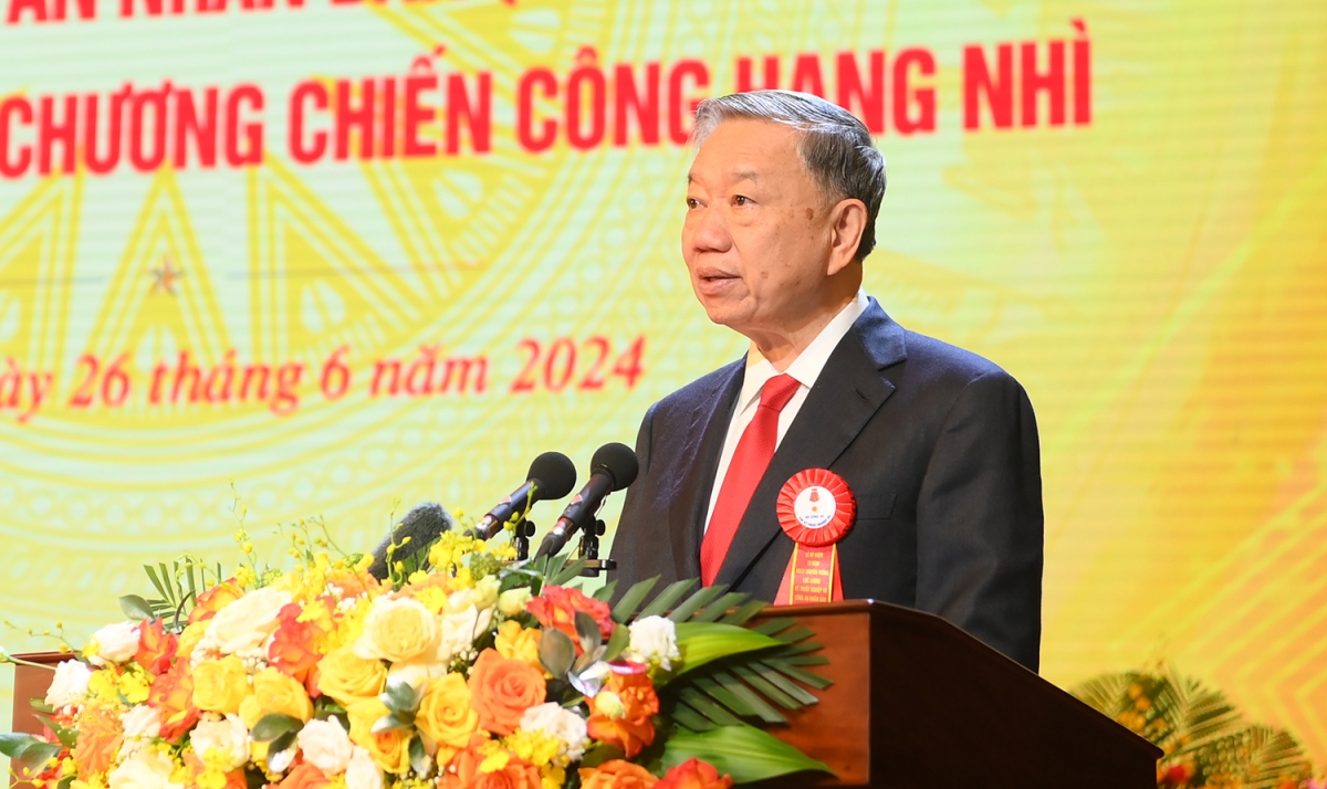 Chủ tịch nước Tô Lâm dự Lễ kỷ niệm 70 năm Lực lượng Kỹ thuật nghiệp vụ CAND