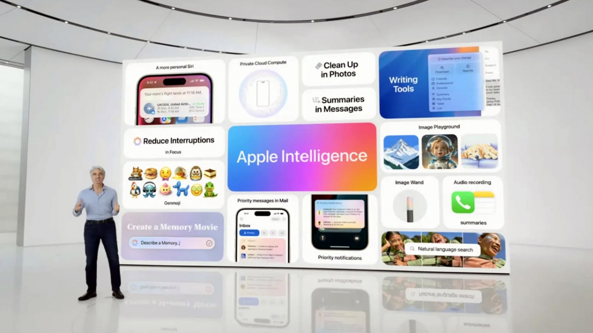 Apple giới thiệu hệ thống “trí tuệ cá nhân” Apple Intelligence