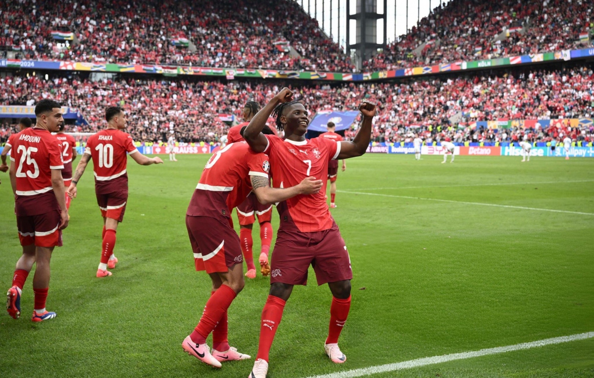 Kết quả EURO hôm nay 15/6: Thụy Sĩ thắng thuyết phục Hungary