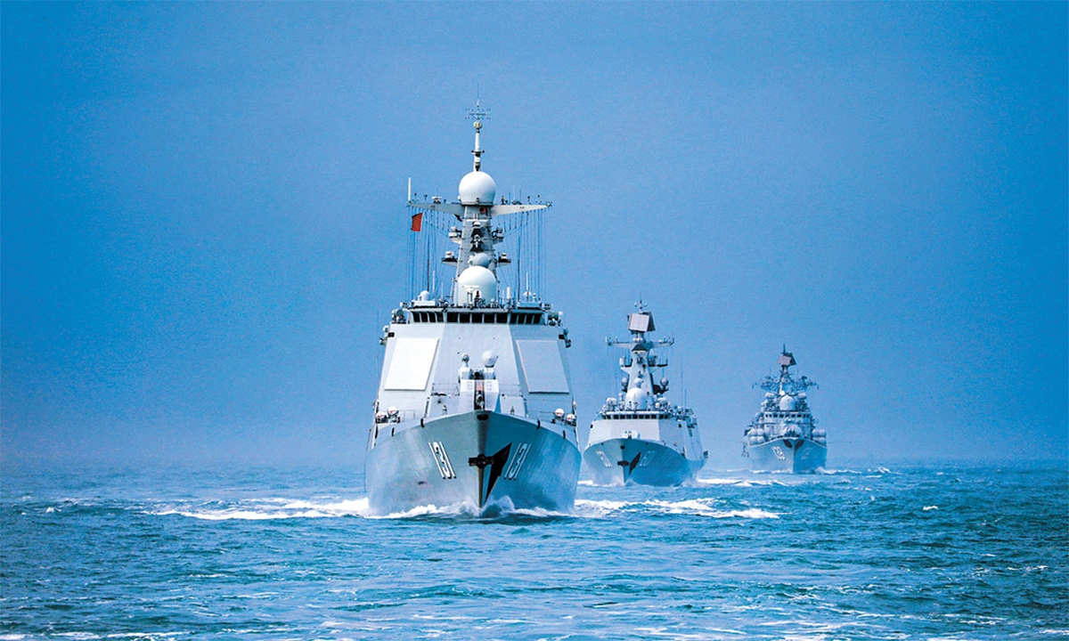 Tàu chiến Trung Quốc và Nga tuần tra chung ở Thái Bình Dương
