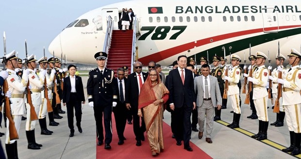 Thủ tướng Bangladesh Sheikh Hasina thăm Trung Quốc 4 ngày