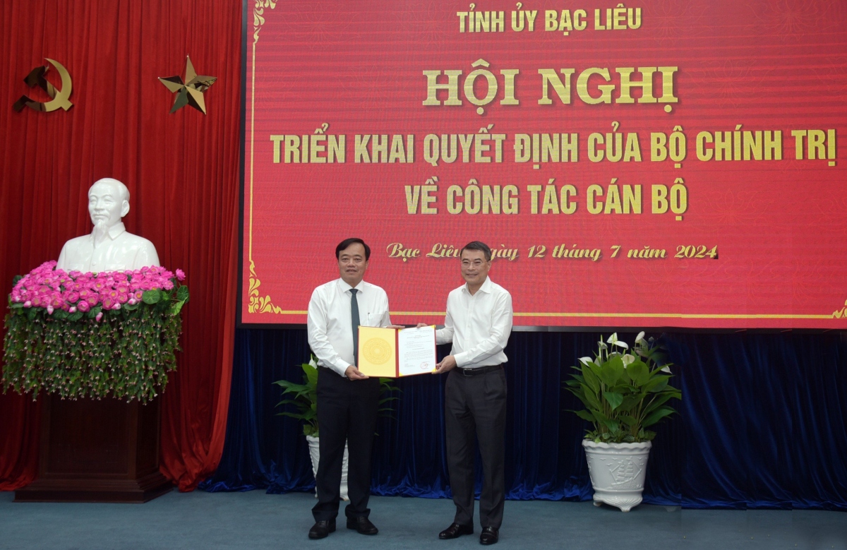 Chủ tịch tỉnh Cà Mau Huỳnh Quốc Việt nhận nhiệm vụ mới tại Bạc Liêu