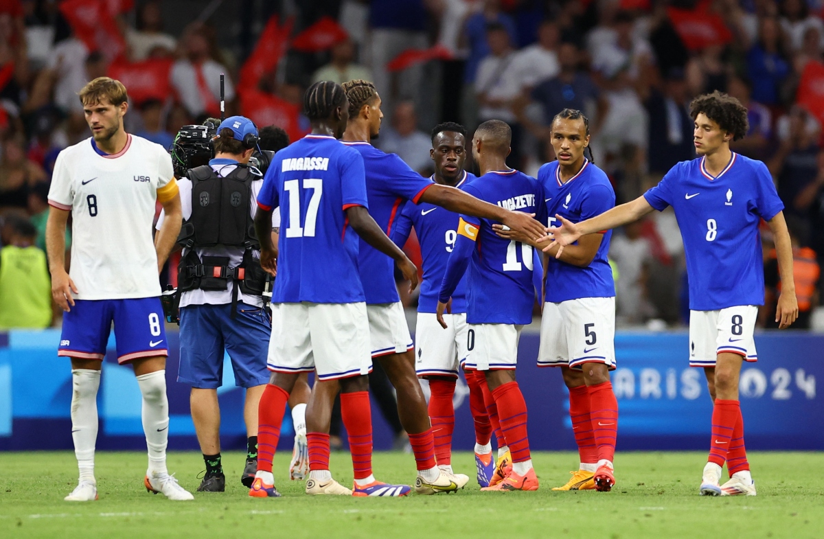 Kết quả bóng đá nam Olympic Paris 2024 hôm nay 25/7: Chủ nhà Pháp thắng đậm, ấn tượng Nhật Bản