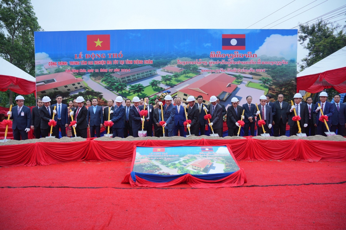 Việt Nam hỗ trợ Lào xây dựng dự án Trung tâm cai nghiện ma túy