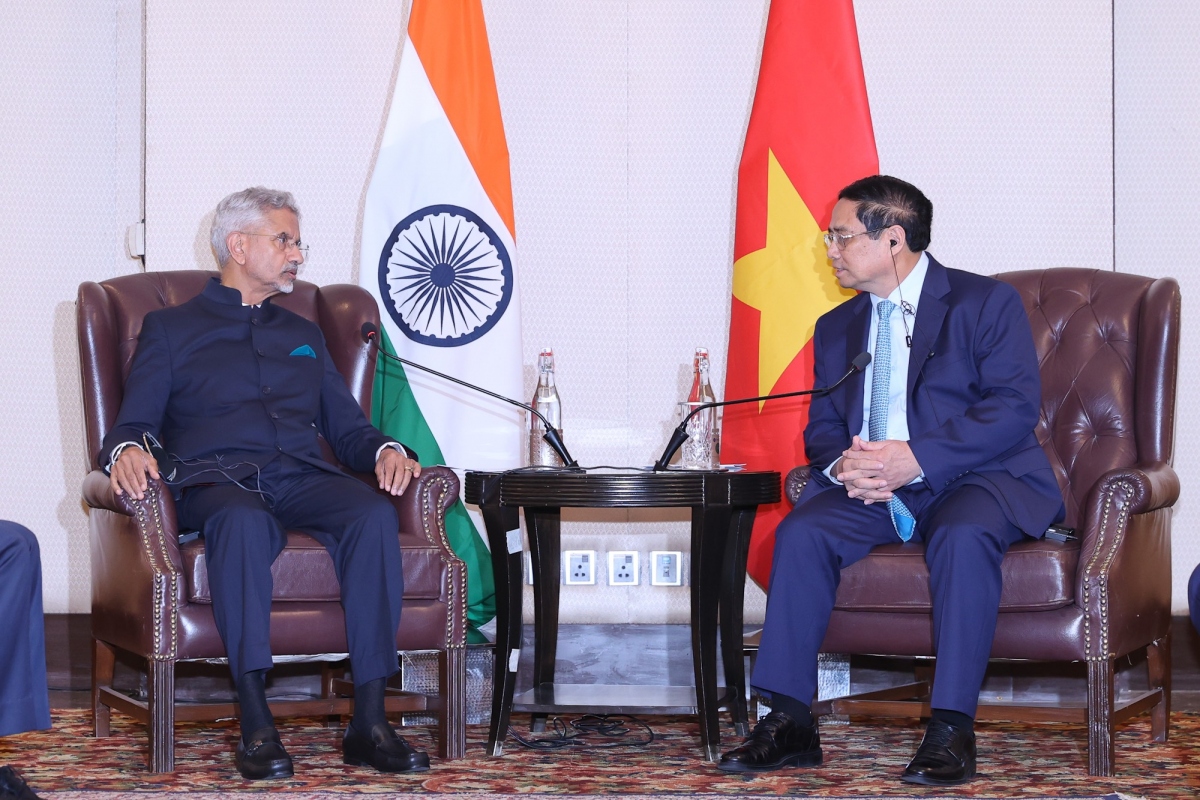 Thủ tướng Phạm Minh Chính tiếp Bộ trưởng Ngoại giao Ấn Độ