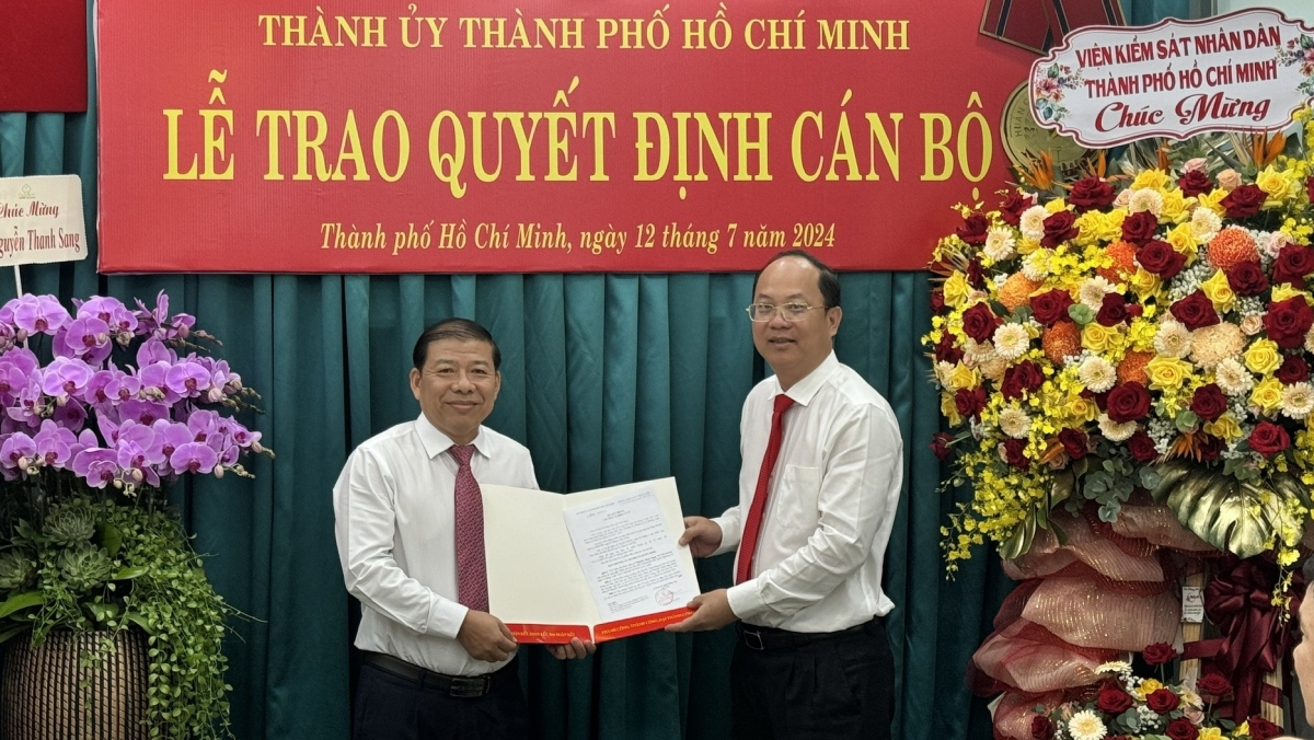 Ông Nguyễn Thanh Sang giữ chức Phó trưởng Ban Nội chính Thành ủy TP.HCM