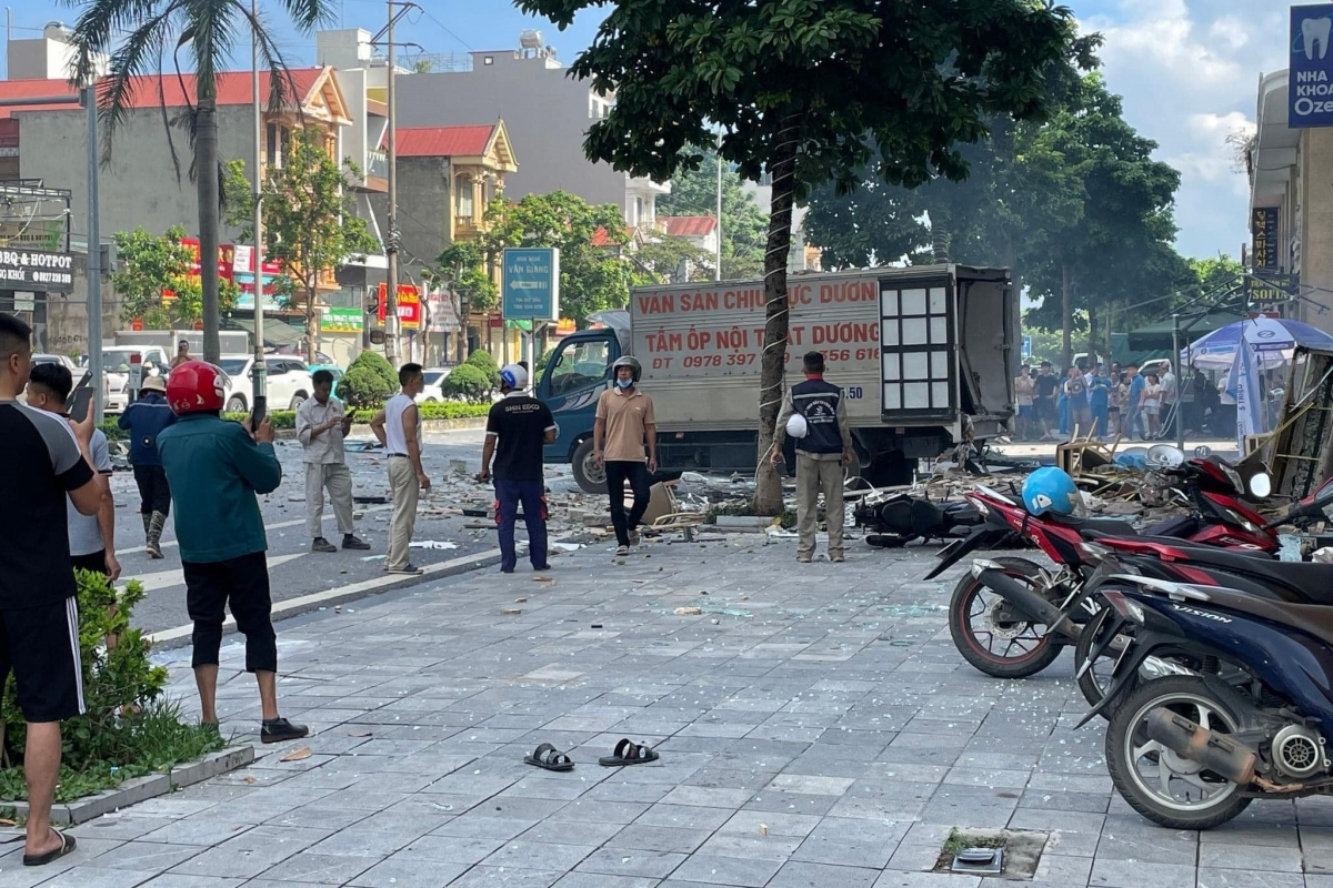 Xác định nguyên nhân ban đầu vụ nổ tại Vĩnh Yên khiến 7 người bị thương