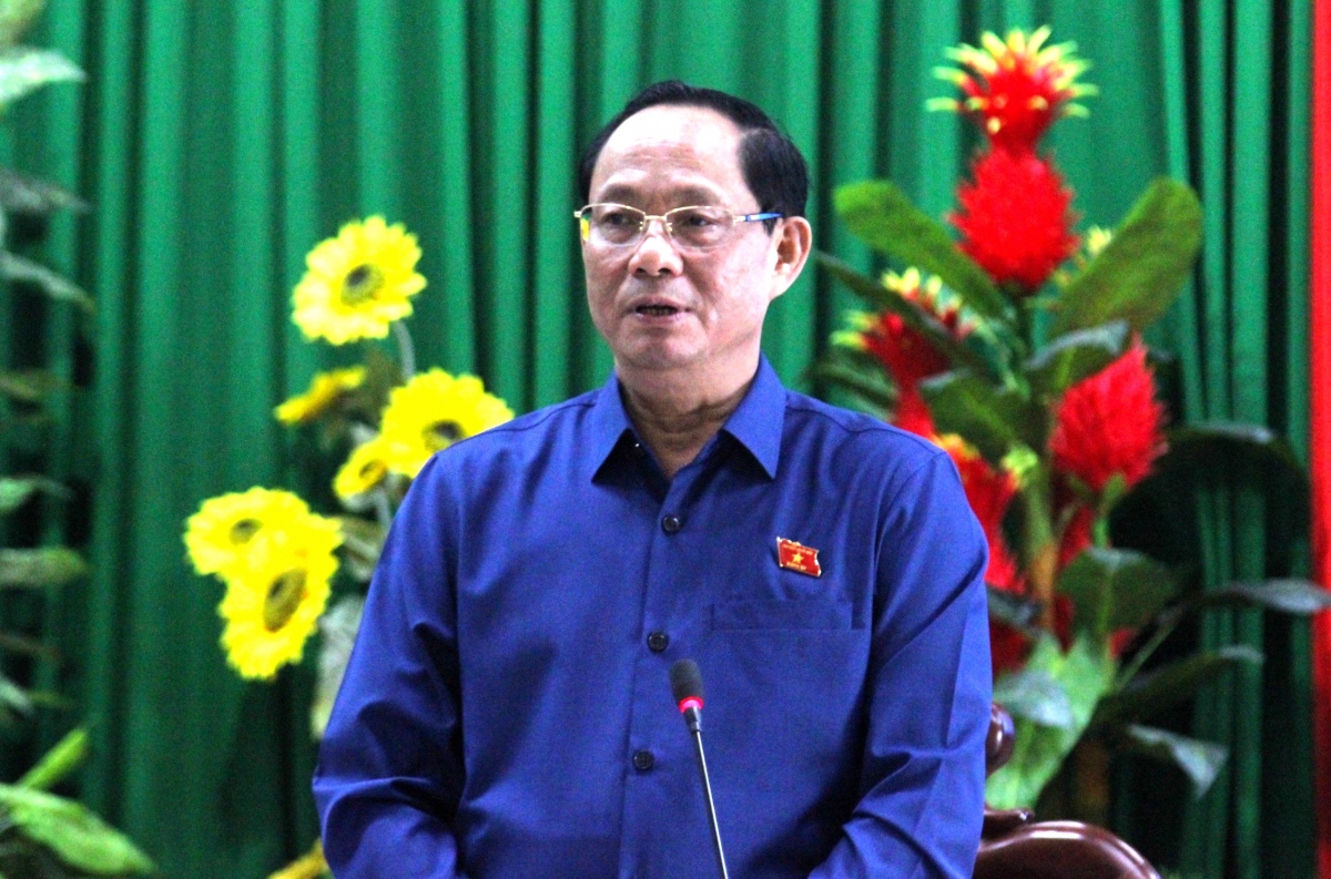 Phó Chủ tịch Quốc hội Trần Quang Phương làm việc tại Bình Định