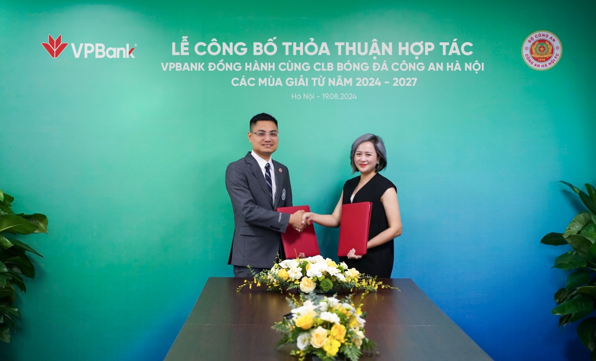 VPBank và CLB Bóng đá Công an Hà Nội hợp tác kiến tạo tài năng bóng đá trẻ